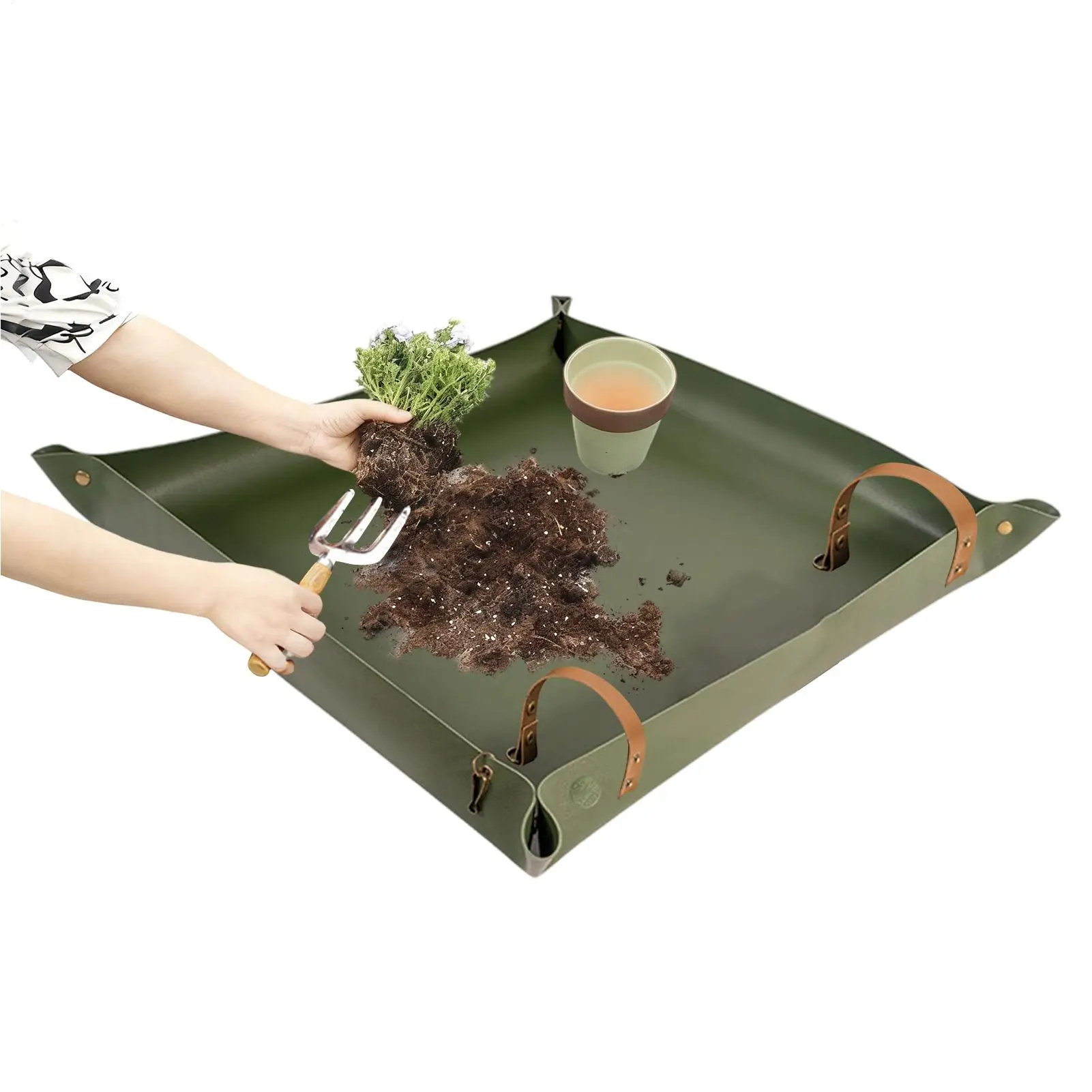 حصيرة زراعة قابلة للطي ومقاومة - مراجعة Repotting Mat وسعره